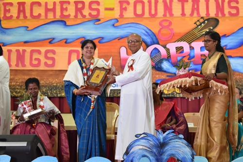 Felicitation to retired staff